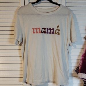 Women's Off White 'mamá' Graphic T-Shirt